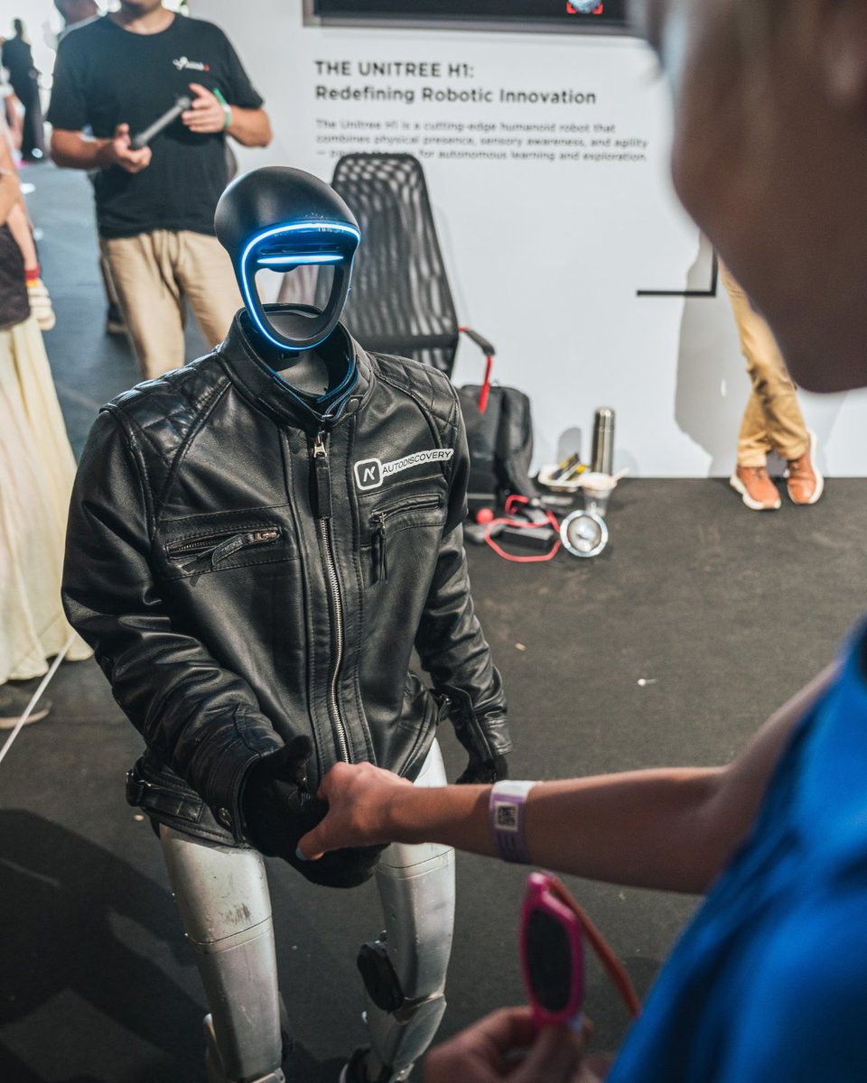 fosgoodwood's tweet photo. Every #FOSFutureLab presented by @RandoxHealth exhibit includes a STEM angle, from interactive robotics to drone flying and space sustainability, there’s something for everyone. We bet you didn't think you'd be shaking hands with a robot when you stepped through the #FOS gates! Did you experience any of these exhibits last year? #FOSTech #Randox