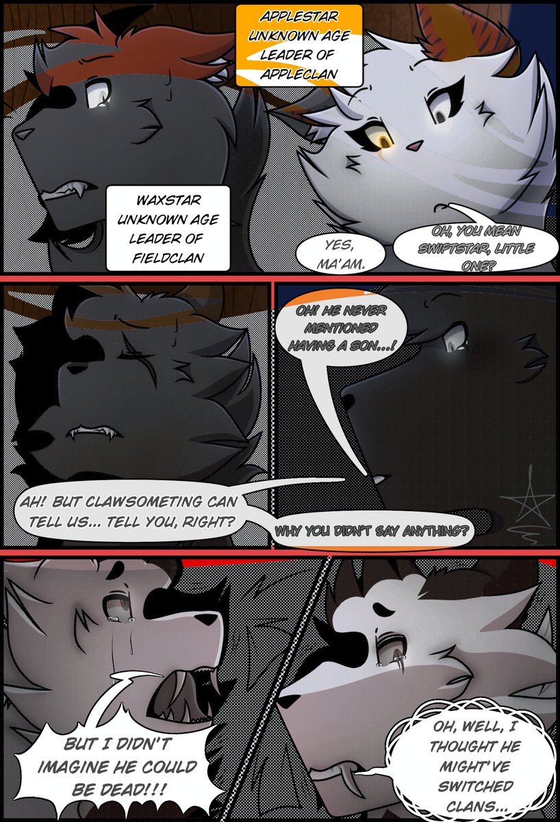 TFP_Comic's tweet photo. Page 52 and page 53 (Chapter 3 Pages 2 and 3)

Want to know more details of the pages and a better explanation on what's going on? Check out the pages on ComicFury: 

https://t.co/X0eouoadas https://t.co/yOP76AqHnZ