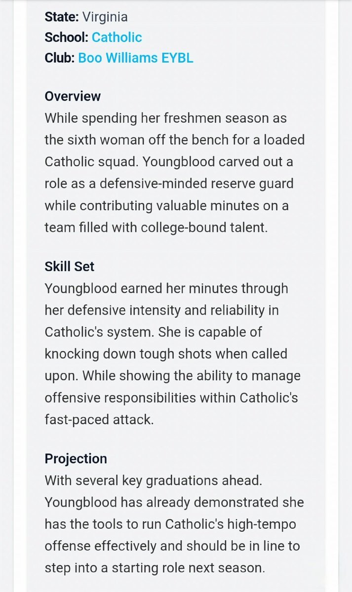 Sydney A. Youngblood (2029) tweet media