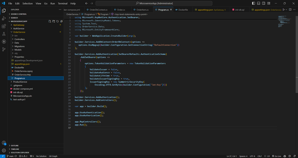 _a_m_i_t_1's tweet image. Day 624 of #700DaysOfCode 

Fixed a database migration issue in the AuthService . Debugged PostgreSQL connection problems and ensured Entity Framework migrations run correctly during service startup. 
#microservice