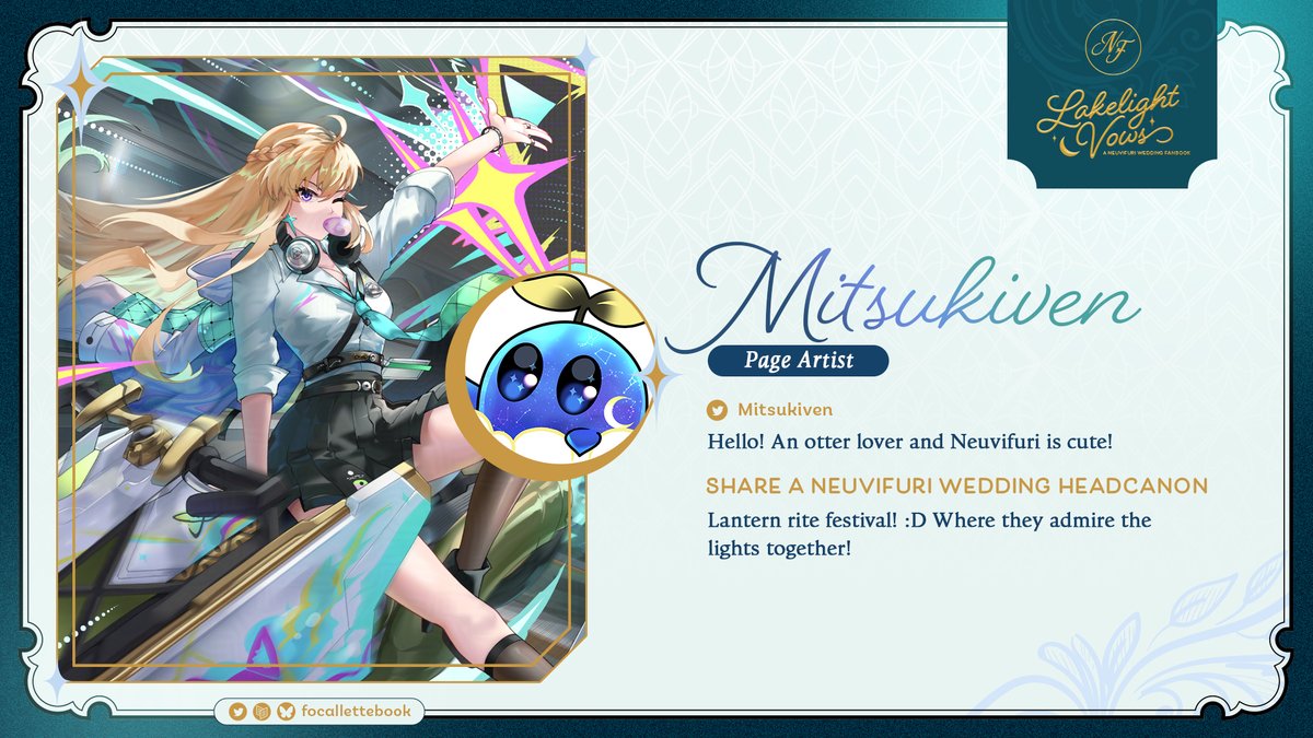 Lakelight Vows: A Neuvifuri Wedding Fanbook 💍🤍💧 tweet media