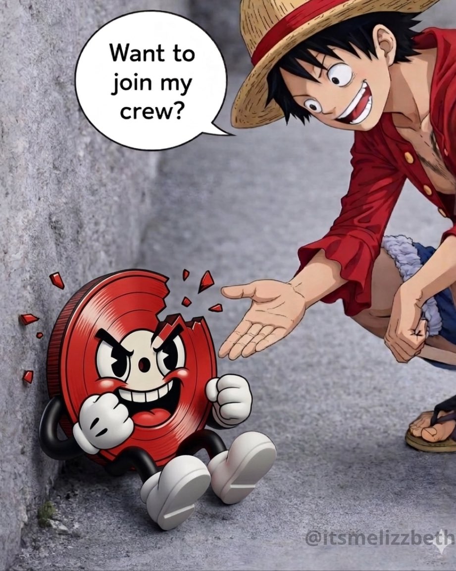 itsmelizzbeth's tweet photo. @bryanmouque ❤️ hasta Luffy quiere tener el temazo en el Thousand Sunny  
Vamos con todo 🥹 #PorSiempre https://t.co/kifXU7ONqw
