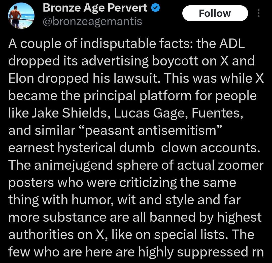 BAP telling you "erm we akshually need the ADL to protect us from low IQ antisemitism"