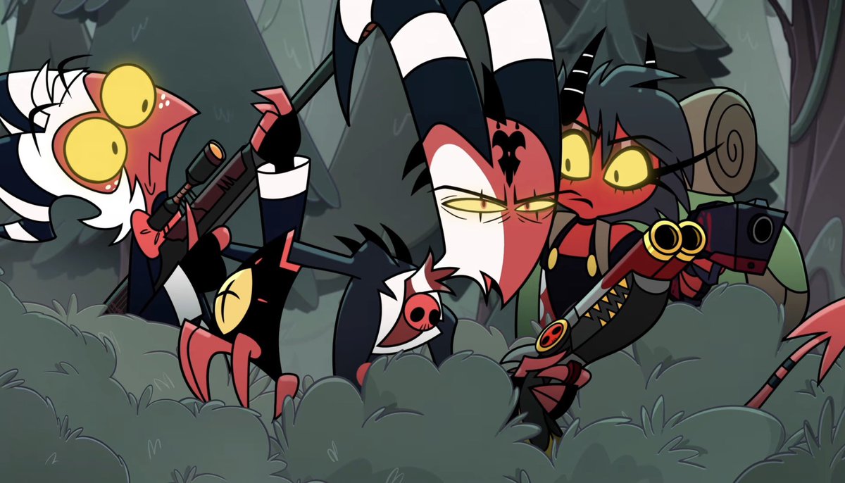 nesspenguin89's tweet image. This episode has so many meme reactions I love it 😂😂😂
#HelluvaBoss #Helluvabossshorts #Bigfoot