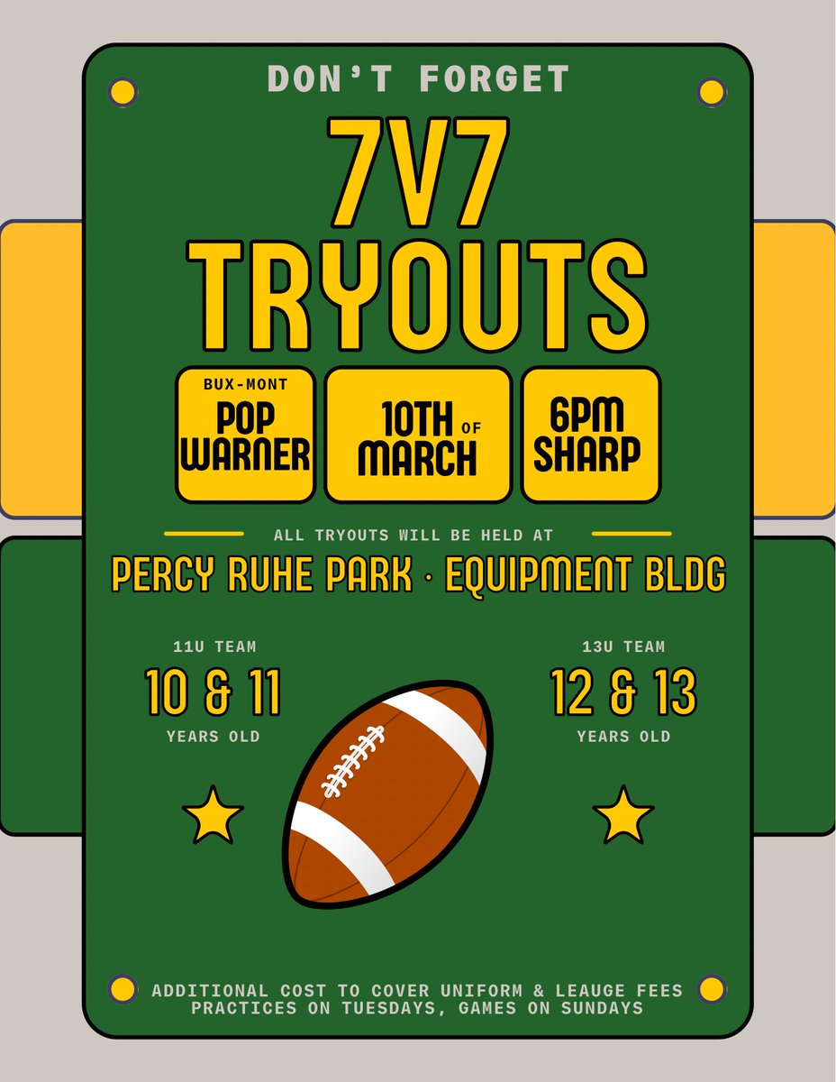 ACCMiniVikes's tweet photo. 7v7 tryouts Tuesday! Practices will be held on Tuesdays and games are Sundays either at Marsh Creek or Norristown. https://t.co/PDgTPW2rPZ
