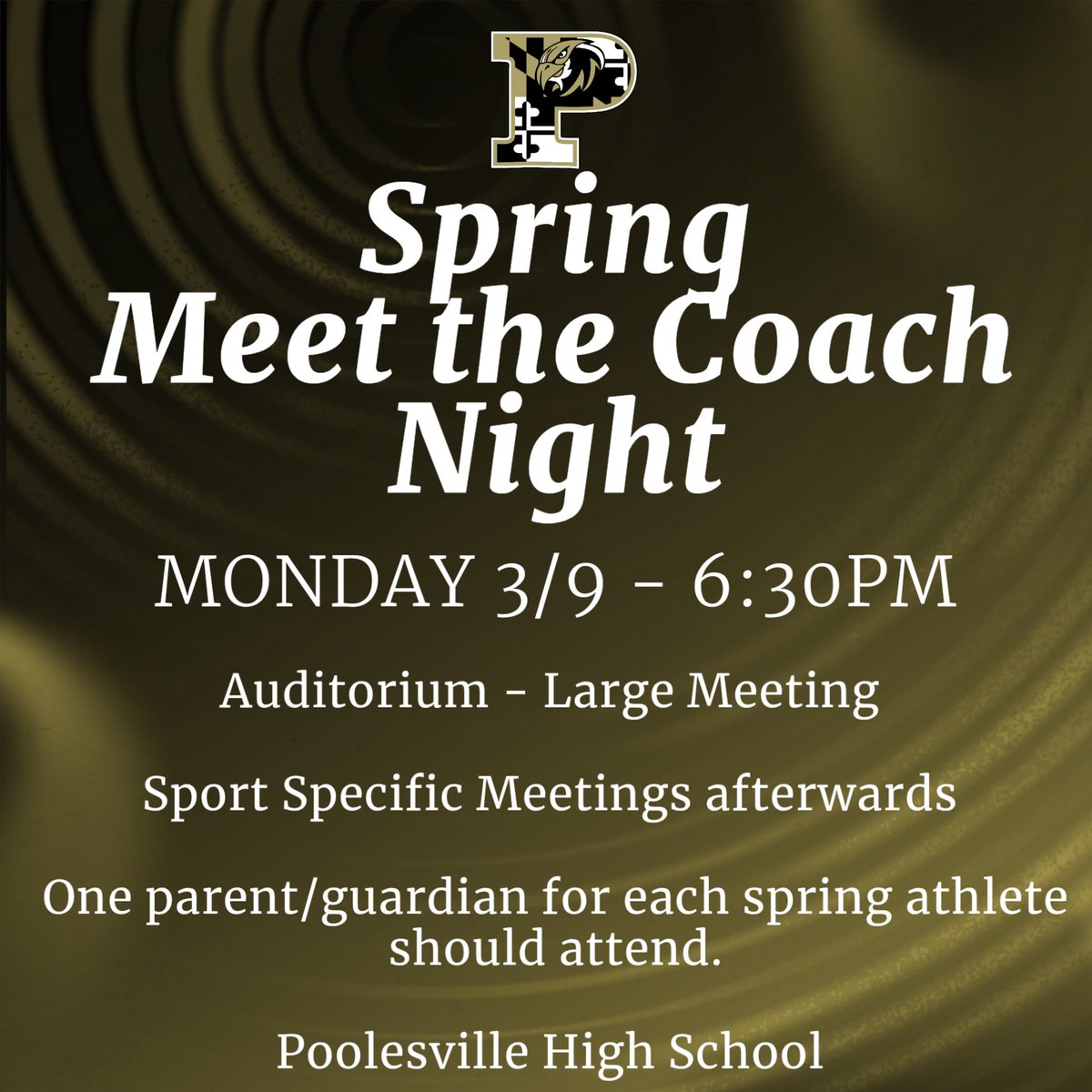 Poolesville AD tweet media