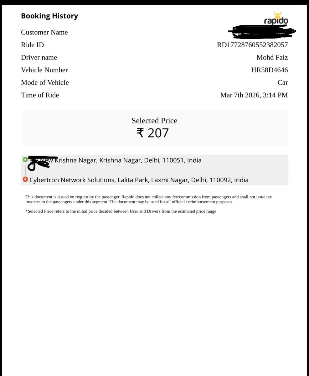 nishant1073's tweet photo. URGENT: Severe safety incident and harassment by a @rapidobikeapp driver today.
Earlier today, female passengers were subjected to severe misbehavior and harassment by a Rapido driver during a ride in Delhi. This was not a minor dispute; this was a direct and terrifying threat to women's safety. The fact that this individual has been cleared to operate a commercial vehicle and given access to female passengers is a massive systemic failure.
Driver & Ride Details:
Name: Mohd Faiz
Vehicle Registration: HR 58D 4646
Time of Incident: 3:15 pm
Route: Krishna Nagar to Lakshmi Nagar
To @rapidobikeapp / @RapidoCares : Your safety protocols are failing. I demand the immediate and permanent suspension of this driver’s platform access. You must secure and preserve all GPS tracking logs, audio records (if any), ride data, and the driver's full KYC details immediately. These will be required for the active police investigation. Do not reply to this with a generic, automated apology—escalate this to your highest-level safety and legal compliance team right now.
To @DelhiPolice / @dtptraffic / @DCWDelhi: We are in the process of registering a formal FIR. I urge you to take immediate cognizance of this man's actions. He is a threat to public safety. Requesting immediate intervention to impound this vehicle and initiate the cancellation of his commercial driving permit so he cannot simply jump to Ola or Uber and do this to another woman tomorrow.
Women's safety is non-negotiable. We expect strict, uncompromising action. @NCWIndia
(Please find the screenshots of the driver's profile and vehicle details attached).