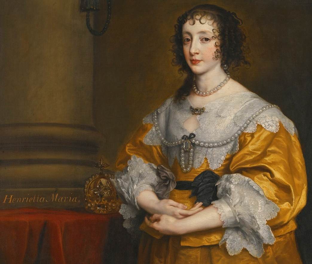Hear ye! 'Tis time for #StuartSaturday! Tomorrow, Sun, 8 Mar 2026, is International Women's Day. Let's post about some fascinating seventeenth-century women. Detail from a portrait of Queen Henrietta Maria (1609-1669), 1638, by Sir Anthony van Dyck.