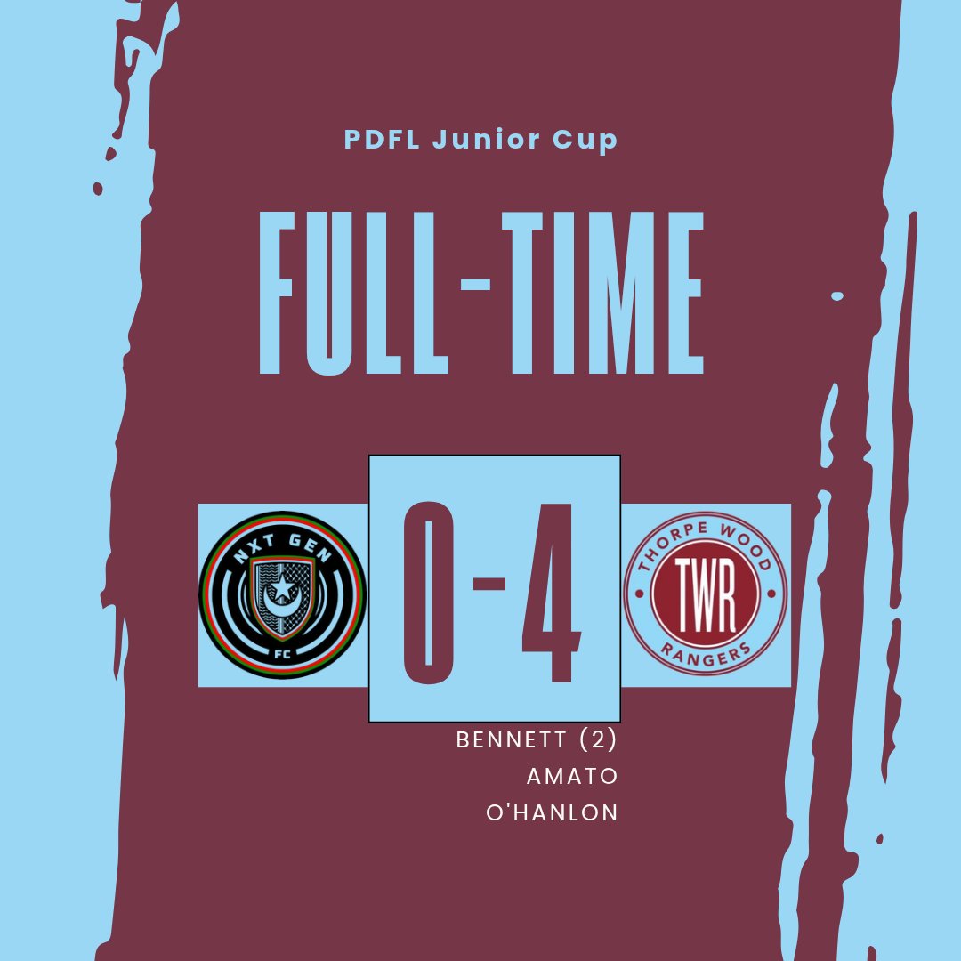 Thorpe Wood Rangers FC tweet media