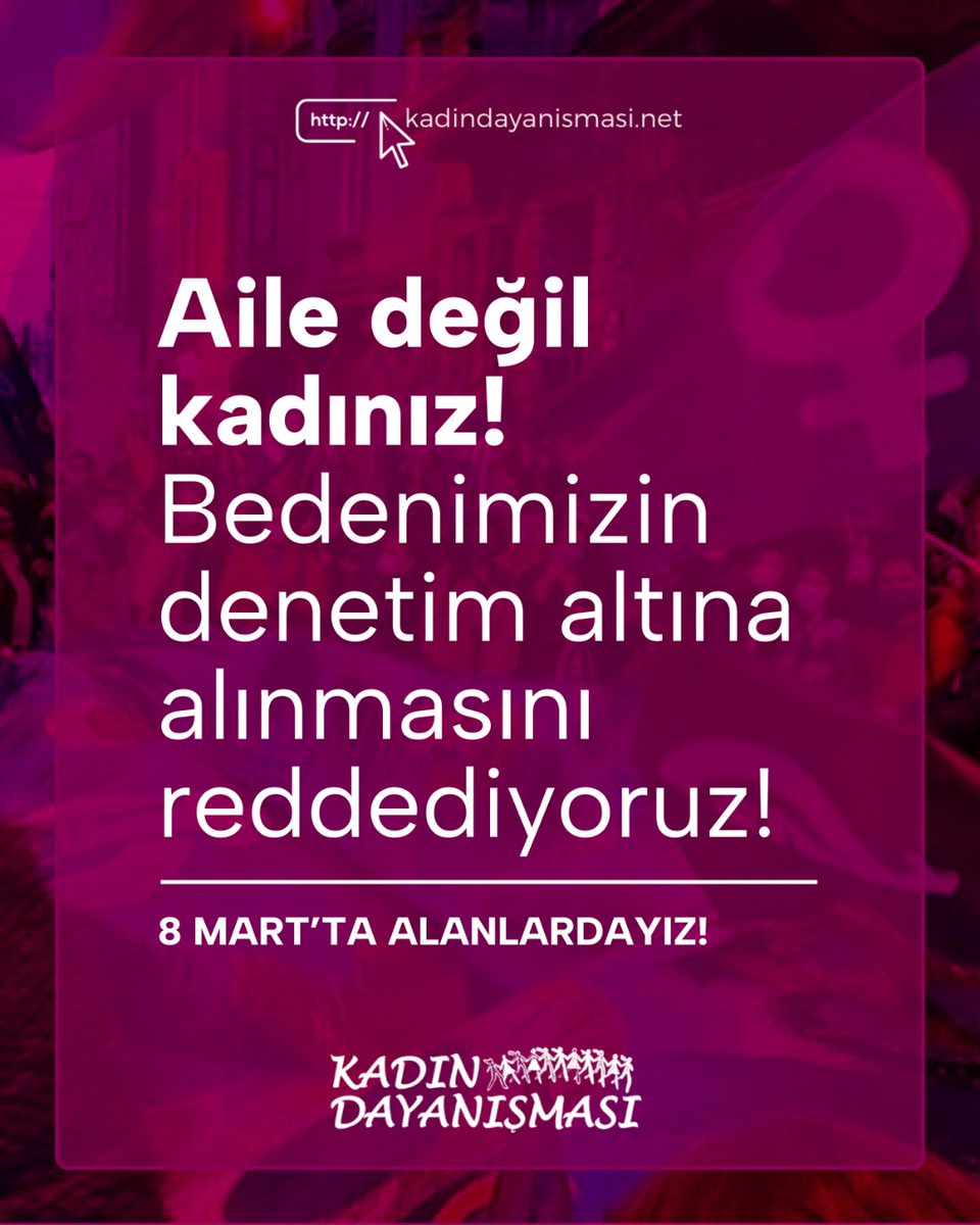 Dayanışmamız en büyük gücümüz! Bu sene Serap özgür, bu sene öfkemiz çok daha gür! Sesimiz; Filistin’den İran’a, özgürlükleri uğruna bedel ödeyen, boyun eğmeyen kadınların isyanıyla birleşiyor! Sınırları aşan örgütlü mücadelemizin haklı öfkesiyle geliyoruz!
#8Mart2026
