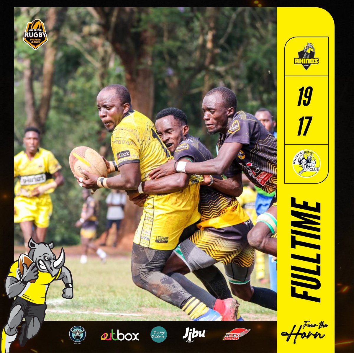 m_lthy's tweet photo. FT

@RhinosRugbyUG
19 - 17
@WalukubaRugbyUg
📷: Uganda Rugby   #fearthehorn #milthy #rockboom #rhinosrugby https://t.co/vQVCjCNdOJ