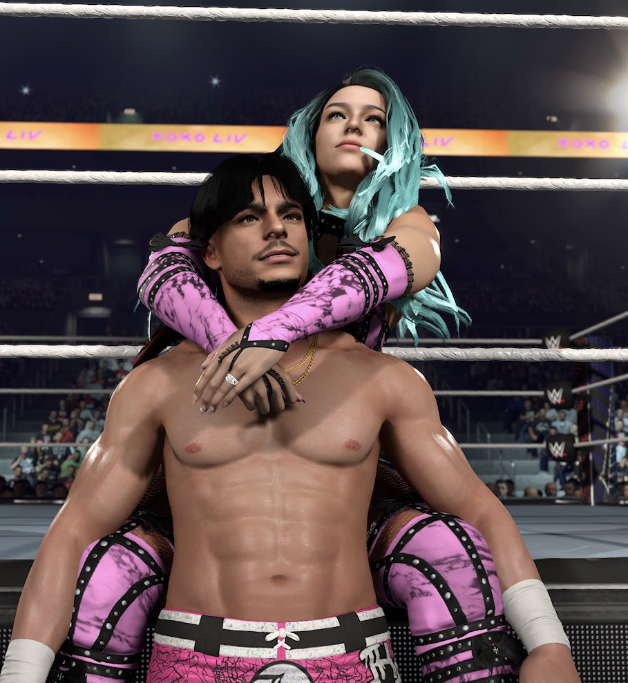 TagTeamCreators's tweet photo. Beginning of 25 to the beginning of 26.. it’s crazy we’ve been together through three games 😭 and this evolution is crazy 
#WWE2k25 #WWE2k26 https://t.co/a8o7mm8Rdf