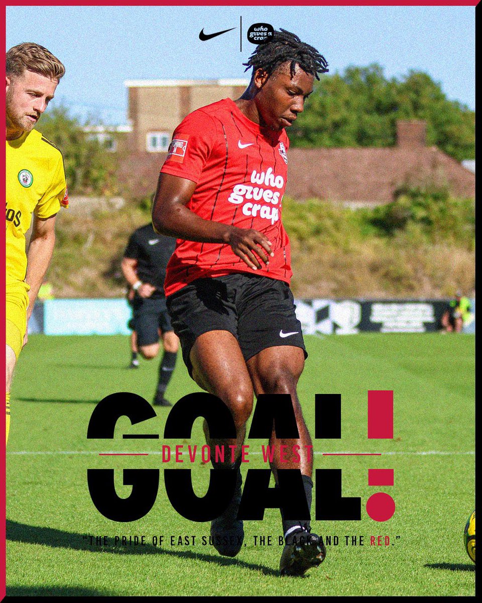 LewesFCMen's tweet photo. 40’ | DEVONTE WITH A SCREAMERRRR

Curls the ball into the top corner from 20 yards out 🙌

🔵1-1🔴 https://t.co/4tXyW1hPpO