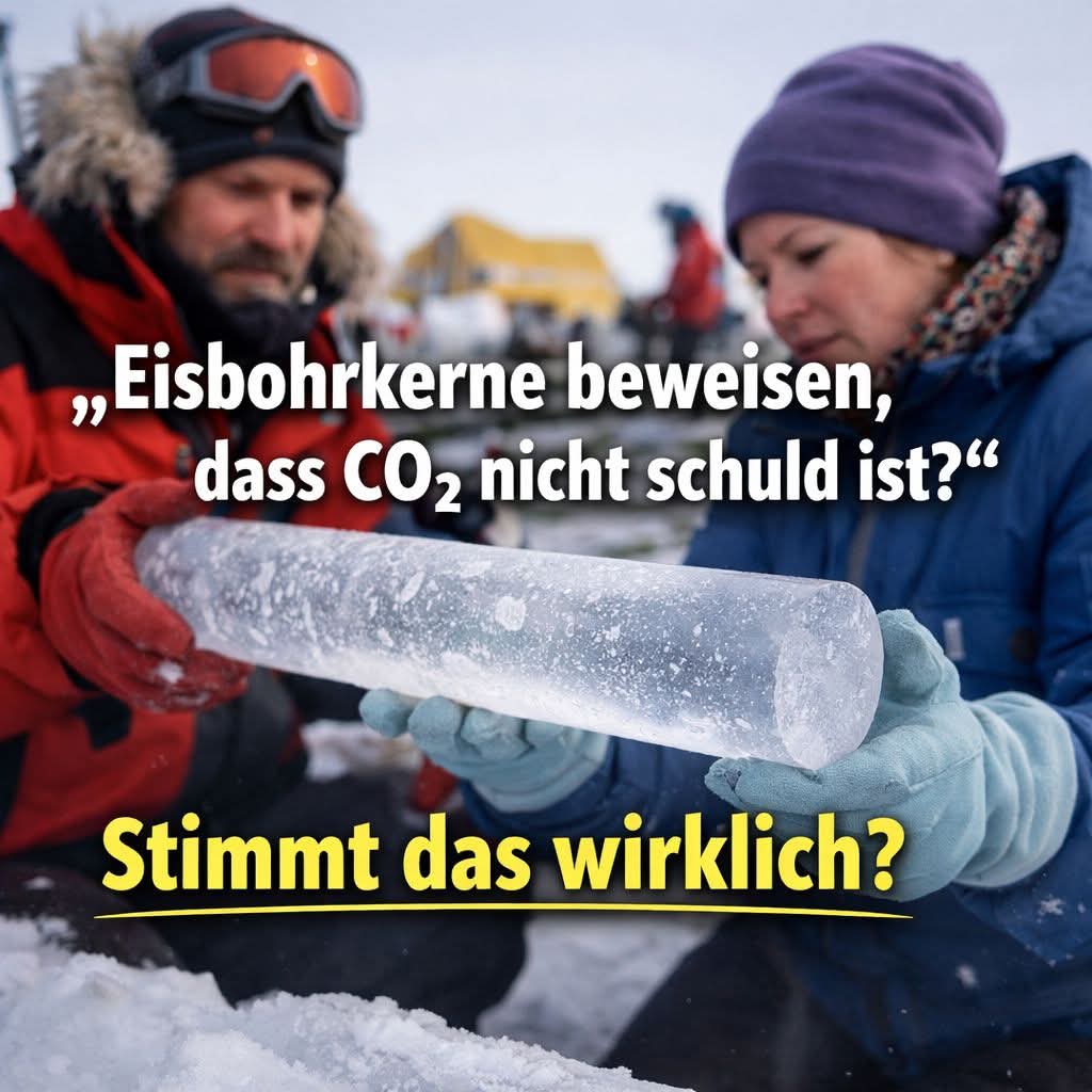 Via FB:

Was Eisbohrkerne wirklich über CO₂ und Klima verraten..
In Klimadebatten hört man immer wieder den Satz:
„Eisbohrkerne haben längst bewiesen, dass CO₂ nicht die Ursache der Erderwärmung ist.“

Was steckt dahinter?

Tatsächlich zeigen Eisbohrkerne aus der Antarktis und