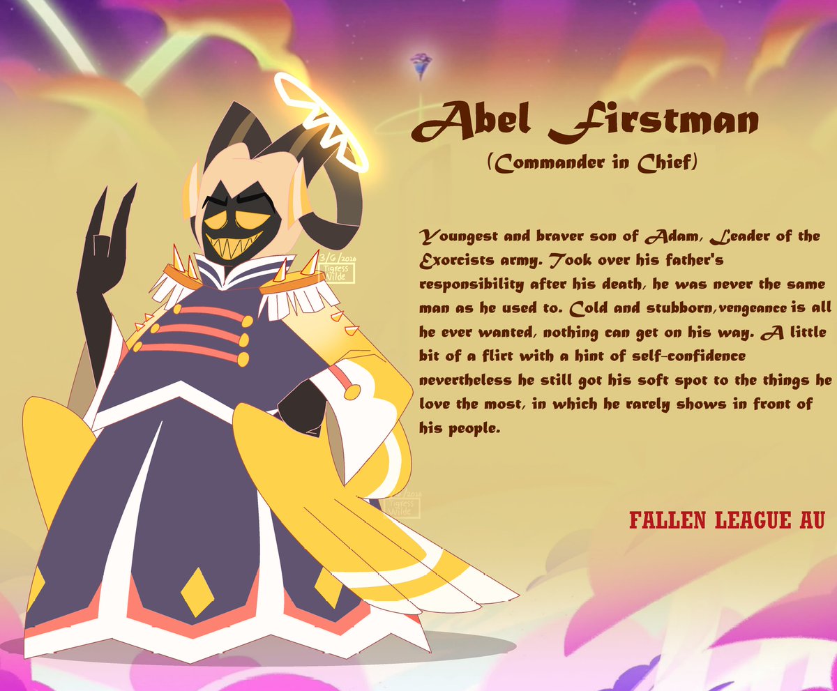 I love Abel's alternate universe in Hazbin Hotel; I'm completely