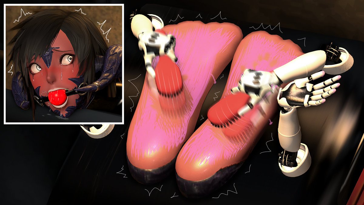 VitaeVon's tweet photo. Wonder what's in that lotion...

#FF14nsfw #FFXIVnsfw #FF14feet #FFXIVfeet #gposensfw #Tickling https://t.co/NPykkAO94d