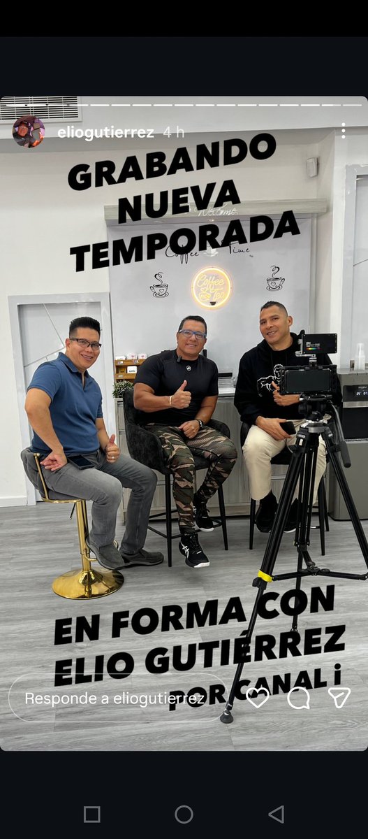 Nueva temporada del programa : En forma con Elio Gutierrez por Canal i . #enformaconeliogutierrez #ftluisborges #fisioterapiadeportiva #fisioterapeuta #canali #eliogutierrez