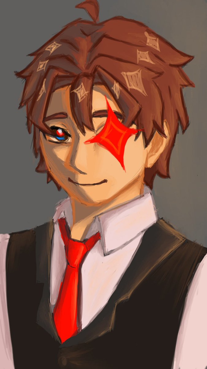 Experimenting w new art style.... 

#itsnoobfanart
