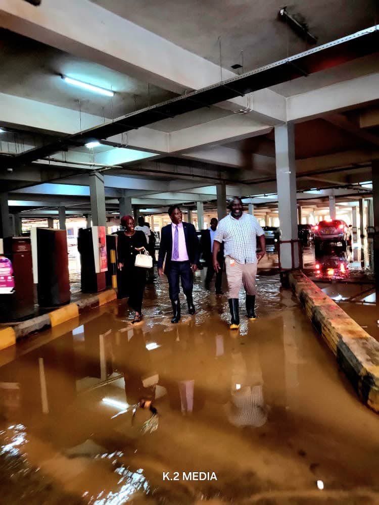 The Lord Mayor elect Ronald Balimwezo deputy ED KCCA and I spend the better half of the afternoon visiting places that had been flooded with water.

It’s sad that we live in a city that when it rains the people have to fight to safeguard their property and lives from the