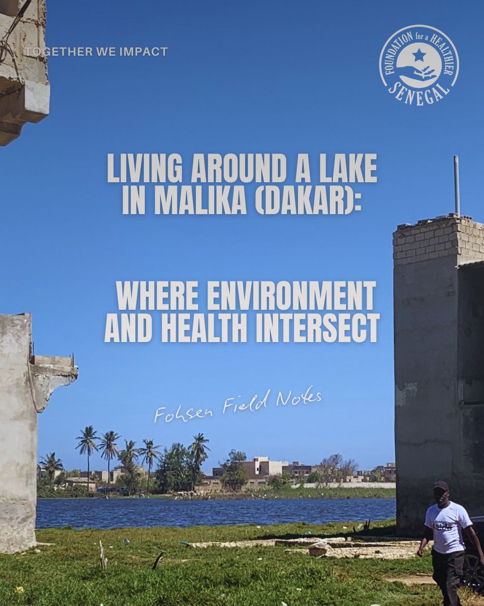 FOHSEN_'s tweet photo. Environmental conditions around Lake Wouye in Malika (Dakar) are increasing health risks for nearby communities. Seasonal flooding, stagnant water, poor drainage and waste create mosquito breeding sites and raise risks of malaria, diarrhoeal disease and other infections. https://t.co/GDwK0lfcqz