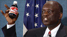 wolfejosh's tweet photo. 2/ Sudan makes 70-80% of global supply. 

There is NO synthetic substitute. 

Both the SAF + RSF extract $ revenue from it. Via taxes, looting, smuggling through Chad, Kenya, Egypt. It's now a conflict commodity laundered into untraceable global supply chains.

It's the blood diamond playbook. When Clinton sanctioned Sudan in the '90s, gum arabic got an explicit carve-out. 

Sudan's ambassador in 2007 waved a bottle of Coca-Cola at the Bush administration as a threat.