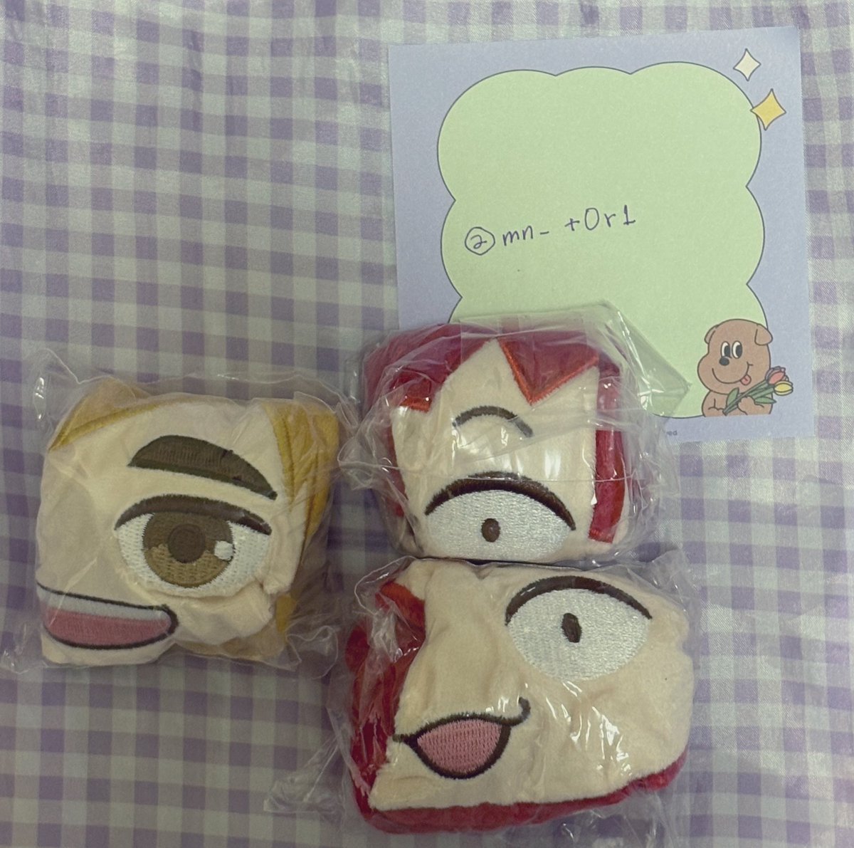 mn_t0r1's tweet photo. 【交換】ハイキュー!! ふわふわフェイス巾着

譲→天童２、宮侑１

求→宮治

📮郵送での交換希望
⭐️発送時広げても大丈夫な方のみ https://t.co/2juDVbGsA1