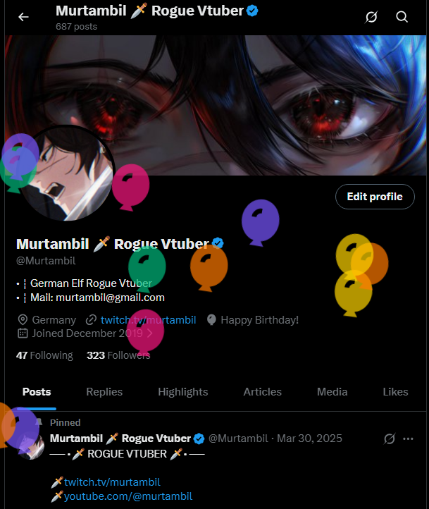 Murtambil 🗡️ Rogue Vtuber tweet media