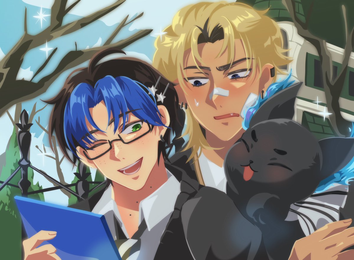 🌟&amp;🩹. ♬ ݁˖. ݁₊ ⊹
the ramshackle students are a close knit dorm… it’s not often you’ll see one without the others.
-
©️katyusha #twstoc