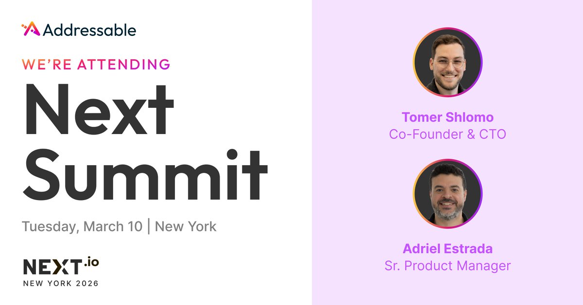 Addressable 🎯 tweet media