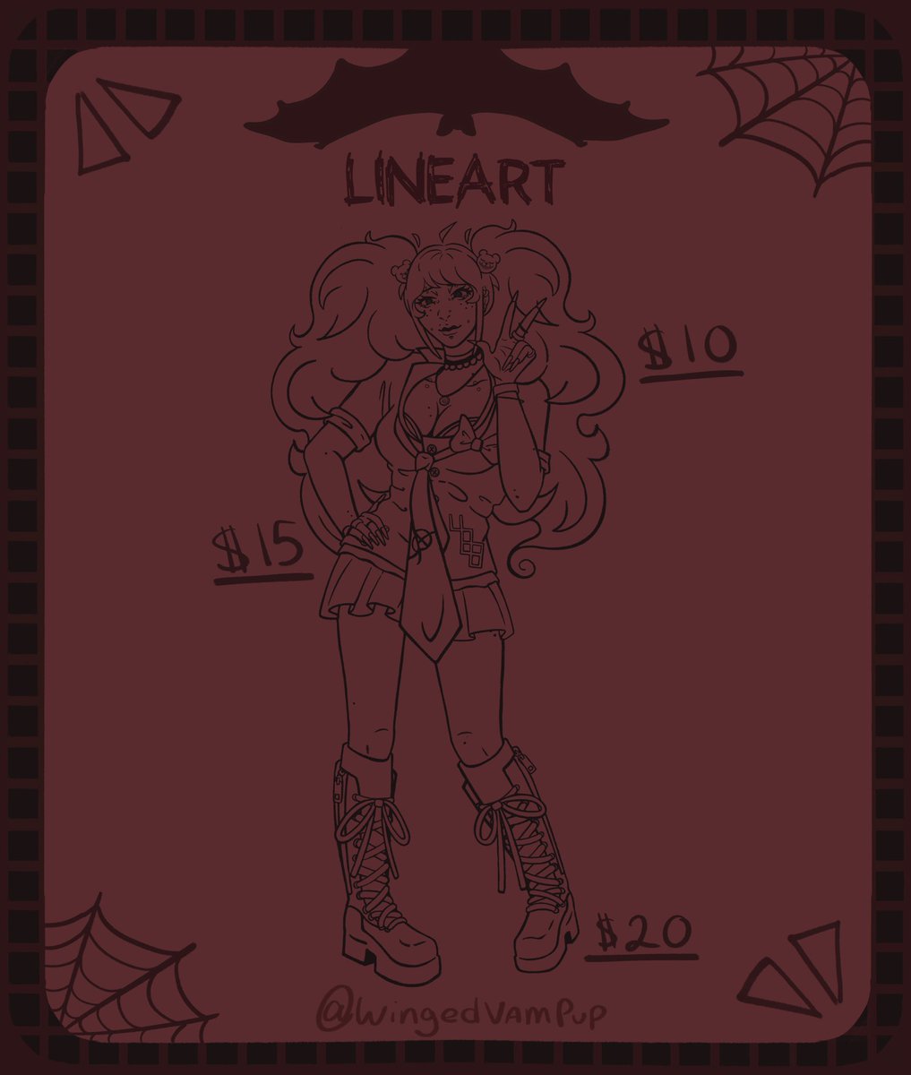 WingedVamPup's tweet photo. I've updated my commission sheet to make it more readable and include all my new information! DM or comment for inquiries, I'm really looking forward to drawing some art for you all! ✨
#artmoots #ArtistOnX #artistsupport #smallartist #commissionsopen https://t.co/7X4Jm53LeA
