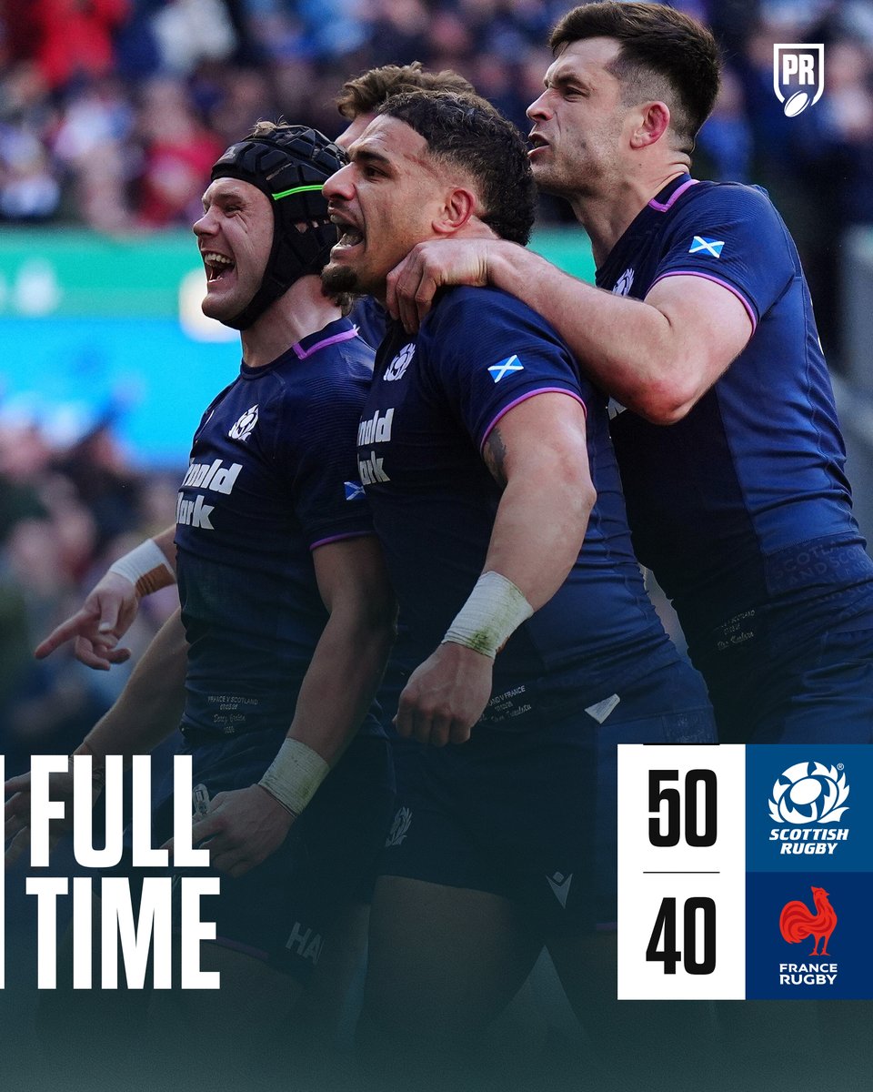 PlanetRugby's tweet photo. 😳 Wow. Just. Wow.

🏴󠁧󠁢󠁳󠁣󠁴󠁿 Scotland EMPATHICALLY end France's Grand Slam bid. #SCOvFRA https://t.co/OCXer8J6oe