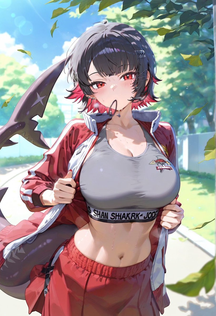 🦈hmm? que haces a qui?

-la chica estaba entrenando corriendo por las calle encontrandoce con el lector/a-

🦈Acaso me estas persiguiendo?