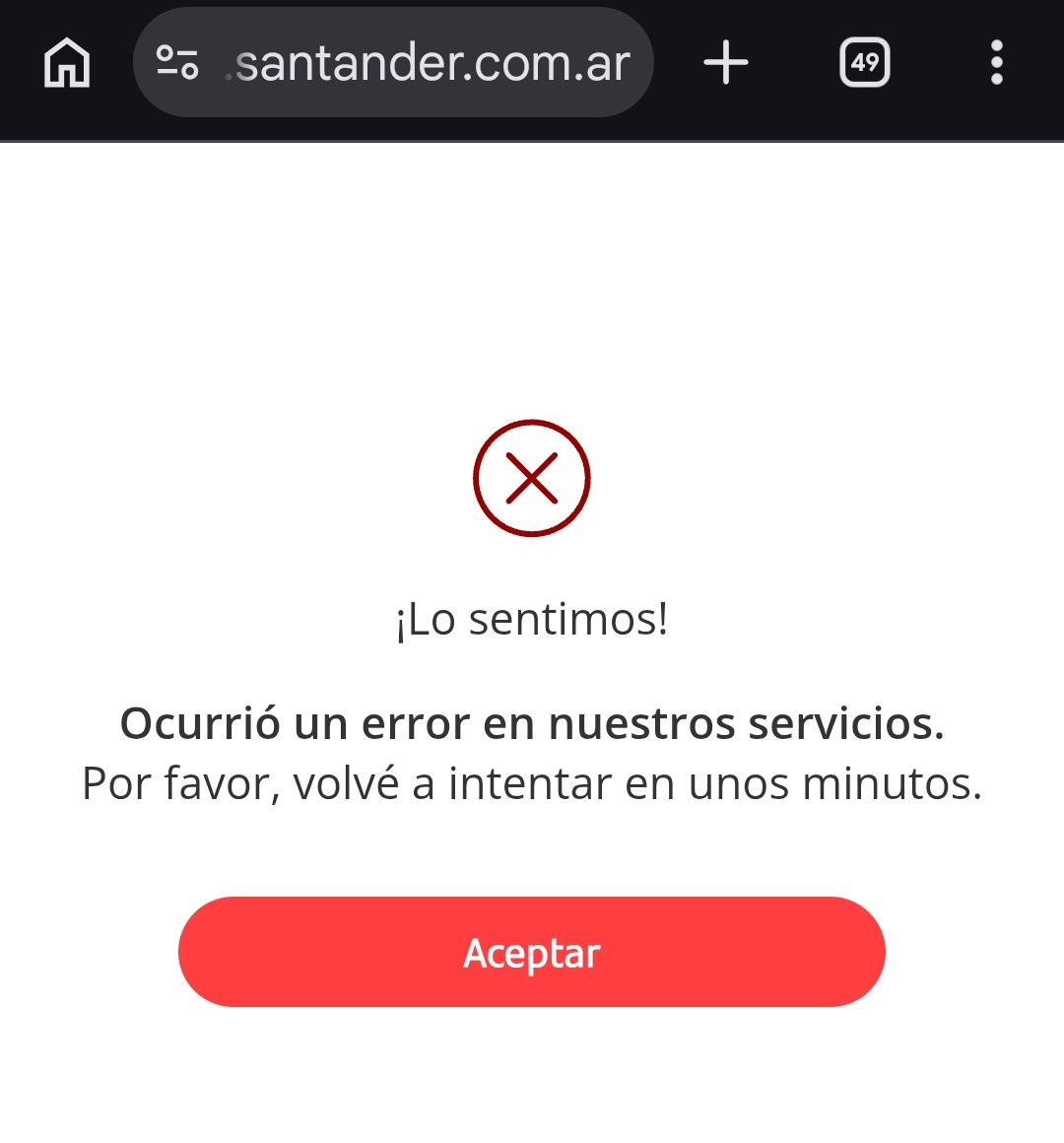 misscasiopea's tweet photo. Hola @Santander_Ar, no funciona ni la app ni el onlinebanking ¿Qué hacemos? https://t.co/7QaqiJywy6