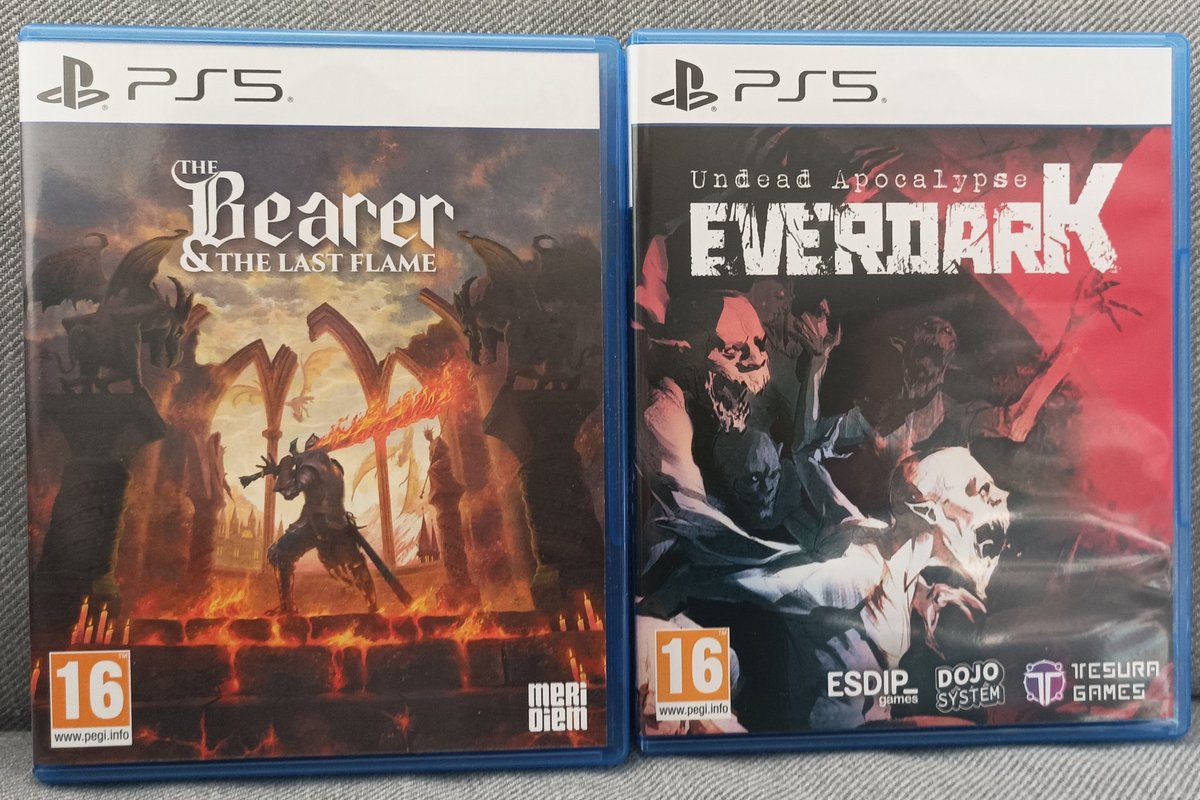 Ayoreingame's tweet photo. Réception des sorties physique 💿 de la Semaine 10 de 2026 qui m'ont intéressé 

Sur #PS5 : The Bearer &amp; The Last Flame et Undead Apocalypse Everdark

Sur #NintendoSwitch avec Forgive Me Father 2

Sur #NintendoSwitch2 avec Pokemon Pokopia https://t.co/mJqswAlxRl