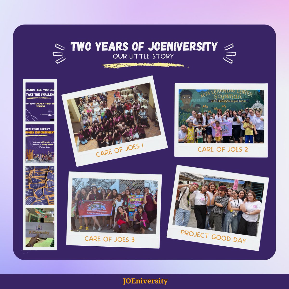 JOEniversity tweet media