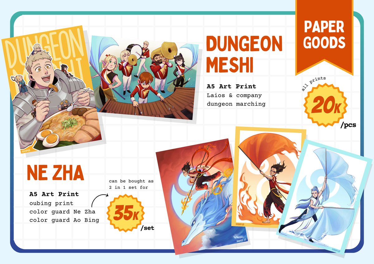 lordlortle's tweet photo. Hanpud's #CF22 Batch 1 PO ✨

Hello! Here's the catalogue for batch 1 of my CF22 merch pre-orders! 
🗓️ 07 - 13 March 2026 (11.45 PM)
📦 Pick Up (both days) &amp; ID Mail Order
🌟 Soul Eater, Malevolent, DC Comics, Ne Zha, Dungeon Meshi
🔗 Link in reply!

#CF22catalogue #comifuro22 https://t.co/Uwpl9KwqWa