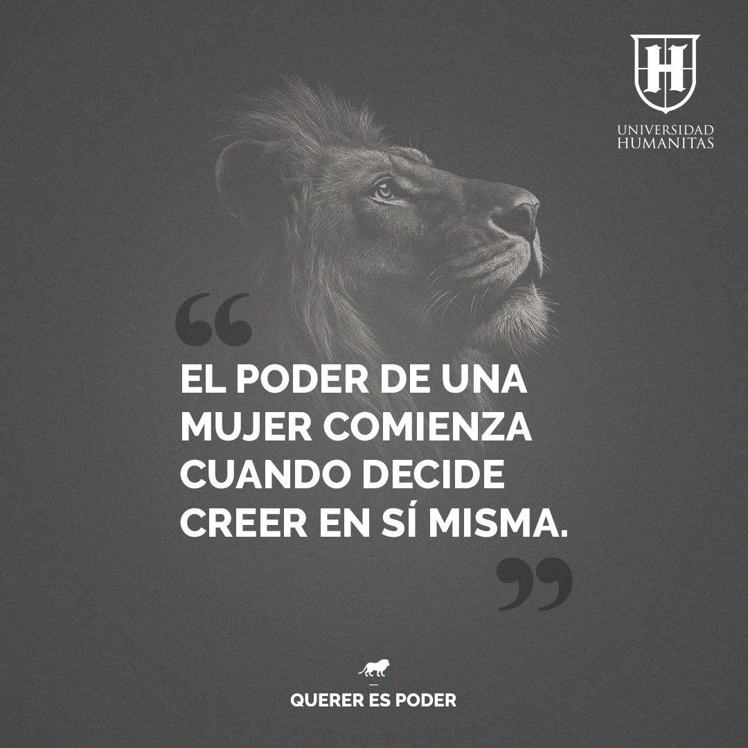 Cuando una mujer decide creer en sí misma, no solo transforma su historia, también inspira a otras a descubrir su propia fuerza. 🦁🙆‍♀️

Porque cada decisión valiente abre nuevos caminos. 🏛️

#UniversidadHumanitas #SoyHumanitas #ImpulsandoPersonas #QuererEsPoder
