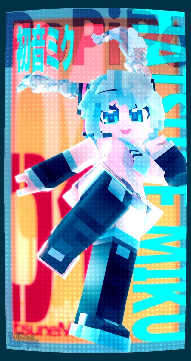 ichrisation's tweet photo. Hatsune Miku

- -

#minecraft #VOCALOID #HatsuneMiku #art #fanart https://t.co/abYoj9F5OT
