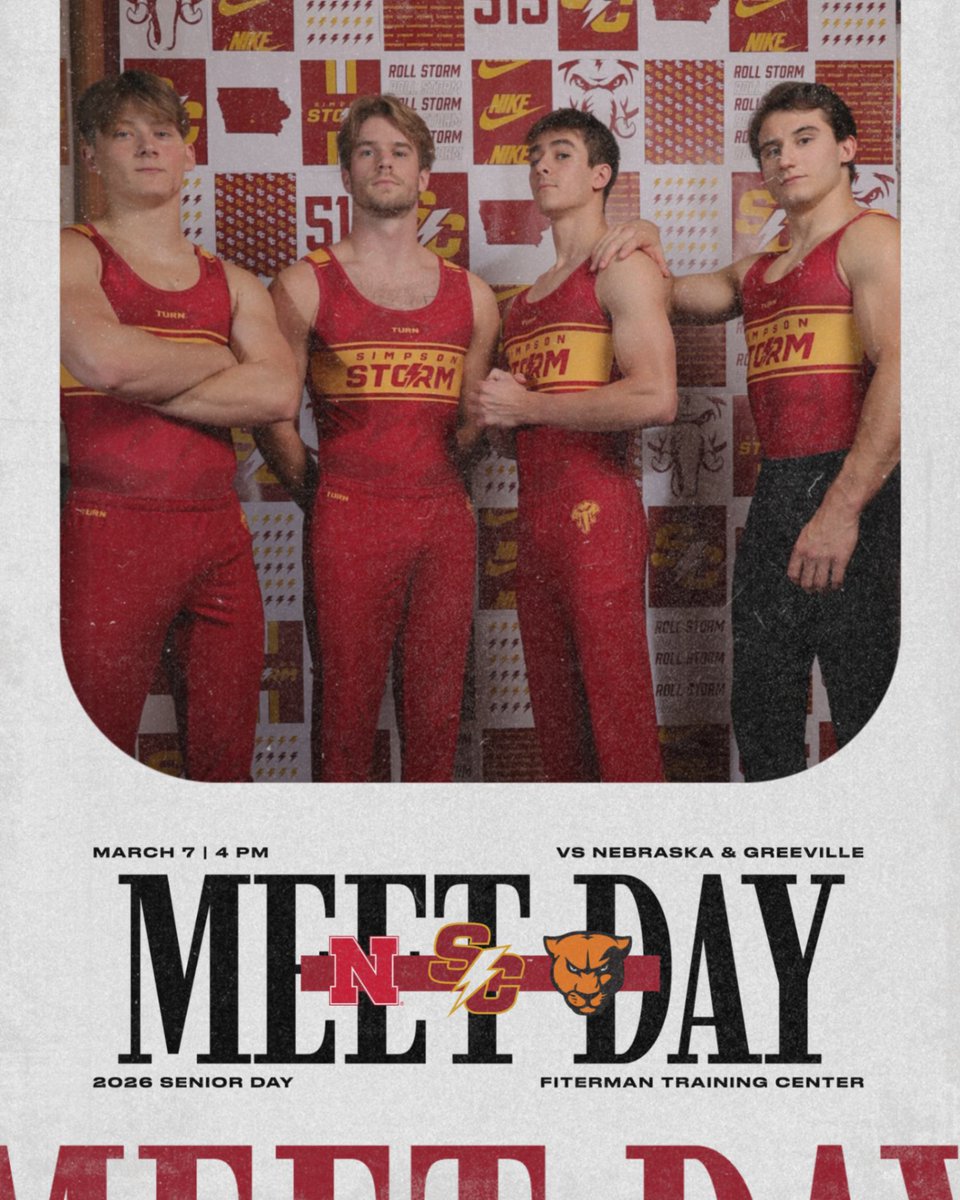 Simpson Men's Gymnastics tweet media