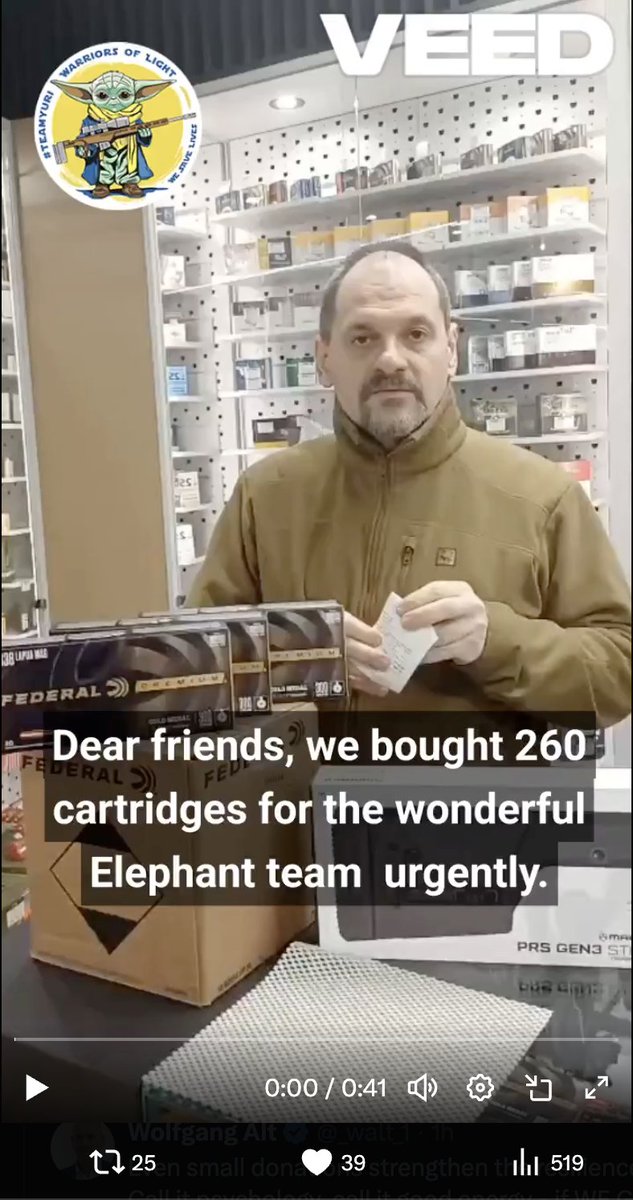 AndersRasmusso2's tweet photo. @Y_Chornomorets @MapleSyrupF @olimanagraphics @Justinhead1982 @GMClarke21 @akwtenn @DrDeaRoberts TARGET: 29,160 UAH ($) secures one life-saving shotgun for the front. 
🔄 DOUBLED: Mr. Stephan and our sponsors are matching every cent! 📈🦁

Precision saves lives. Let’s arm the best! 🛡️💪 https://t.co/JmEyMQFZdf  #TeamYuri #ElephantTeam #Kharkiv #Sumy #MatchEnabled https://t.co/v5mrlj9fpS