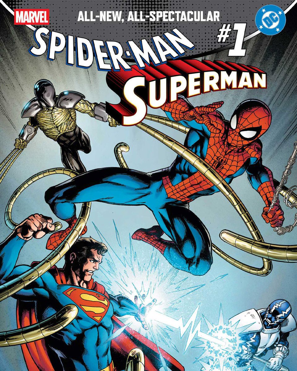 Archonia's tweet photo. DO NOT MISS OUT!
The Spider-Man / Superman #1 One-Shot is on FOC this Monday, so you need to get your preorder for your favorite cover(s) in this weekend!
What are you waiting for?
https://t.co/ngwAaLt6wE
#Marvel #DC #Comics #SpiderMan #Superman #CrossoverComics https://t.co/ERiPxyOG0K