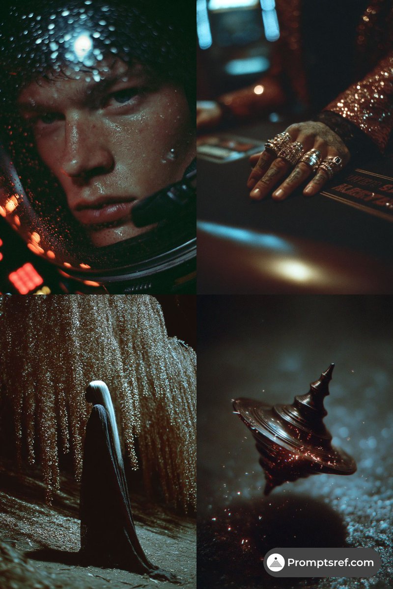 Vintage dark cinematic grid