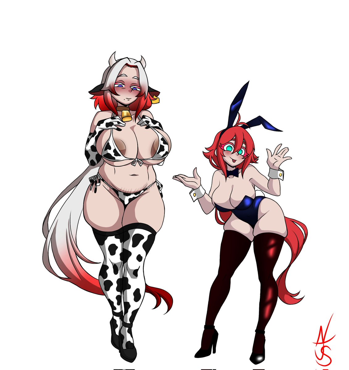 Art of Luceta with her mother