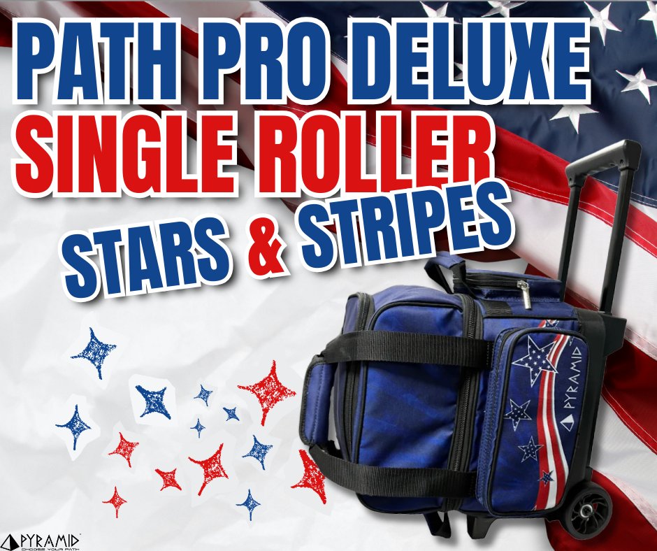 ✨😎 High Quality— Made in America! 😎✨

ow.ly/Wpi850Yj2L2

Pyramid brand bowling bags are designed to give you the BEST quality and style in your bowling equipment— AND THE NEWEST PATH PRO DELUXE SINGLE ROLLER IS NO EXCEPTION!

Represent your country with this new,