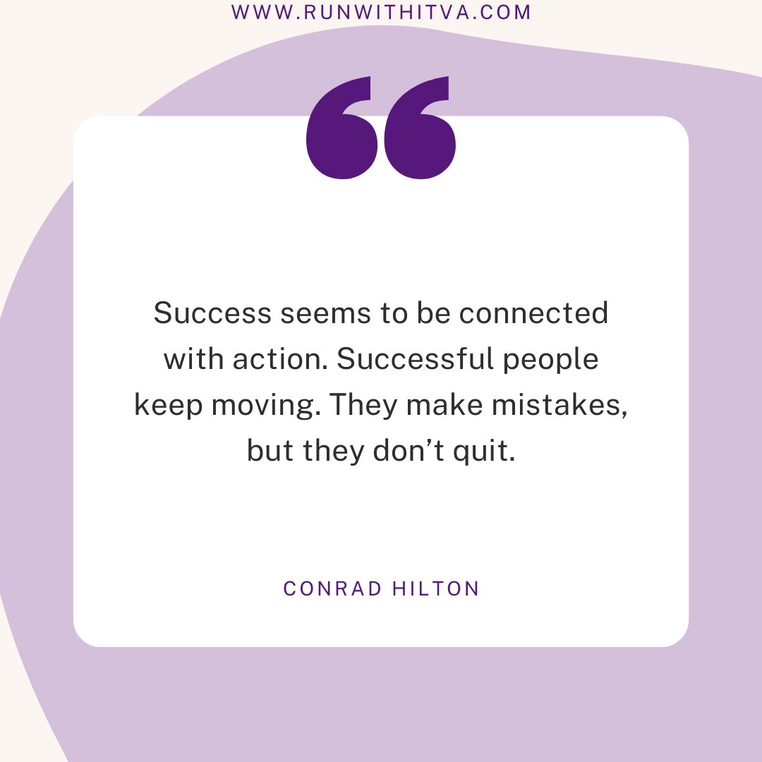 RunWithItVA's tweet photo. Your dreams will not happen by osmosis. If you want to achieve your goals, you must take action!

#incometips #businessinspiration #inspirationbusiness https://t.co/iFw8ri6cqU