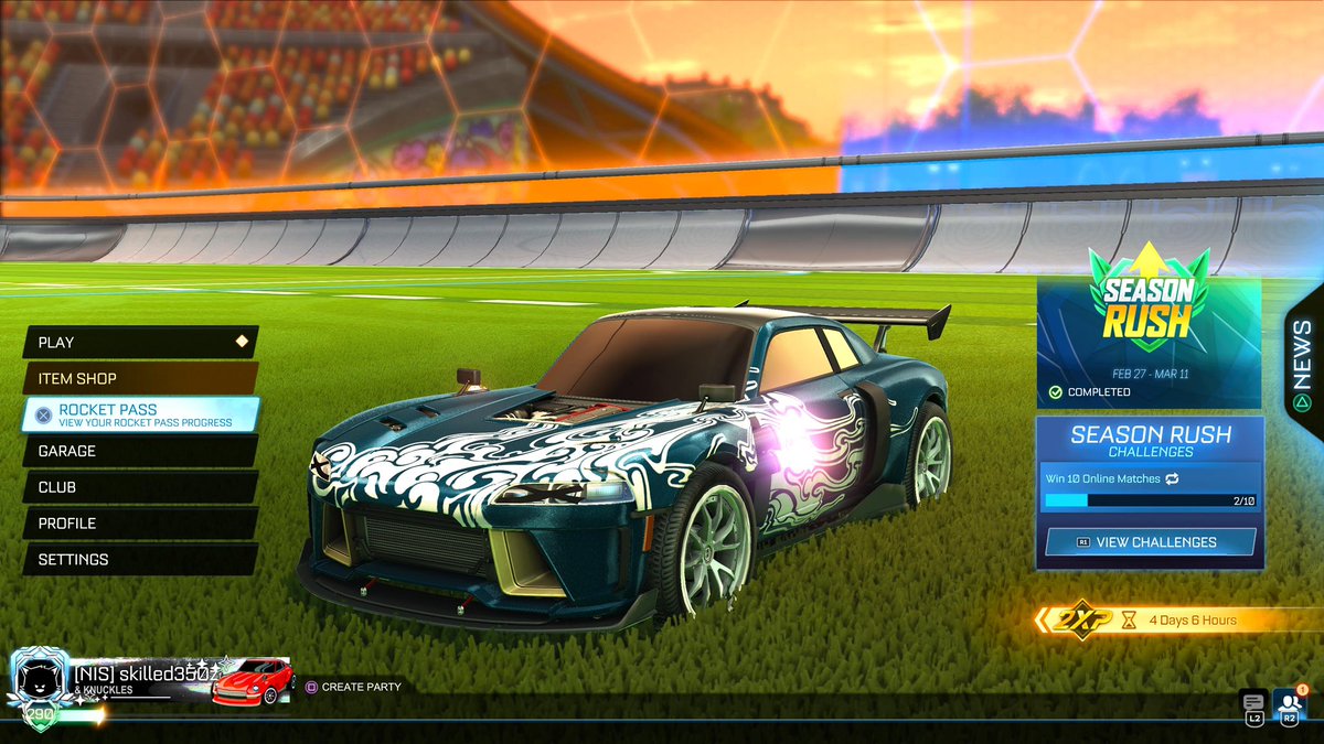 JTSKILLED_'s tweet photo. @NightDayZ1 Just completed the Rocket League Season 21 Rocket Pass ✅🔥

#RocketLeague #RocketPass #Gaming #Fortnite https://t.co/DA1auLzs4J