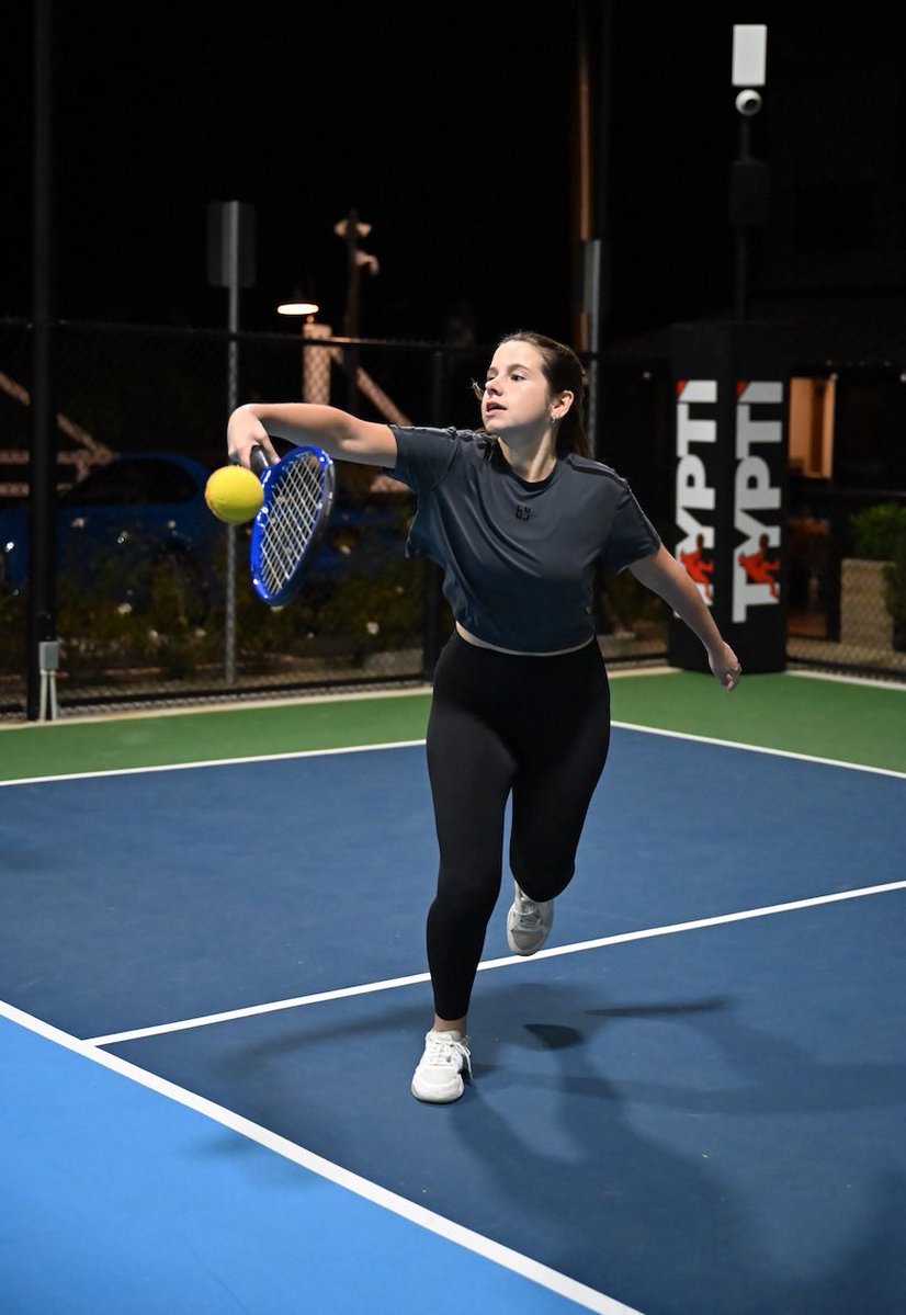 PlayTYPTI's tweet image. Very few can execute a backhand flick in TYPTI. Are YOU up for the challenge? Sprint to a court and PLAY today!

#typti #backhand #racketsports #sportsinnovation