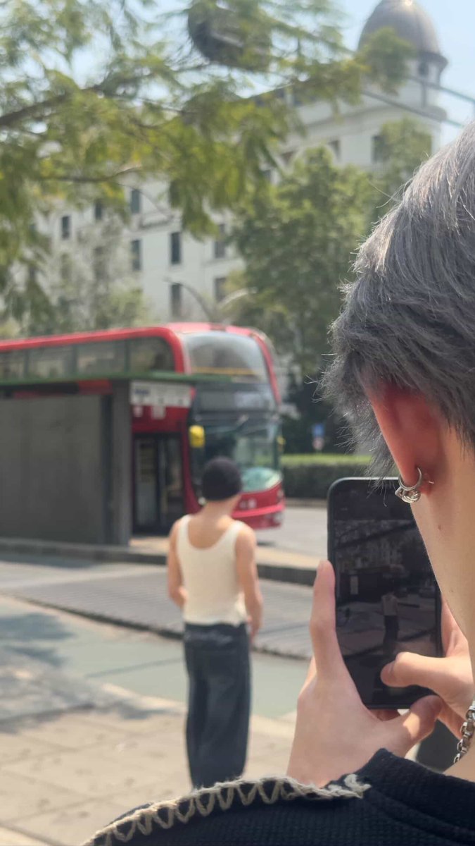 just tui taking a photo of hong taking a photo of lego