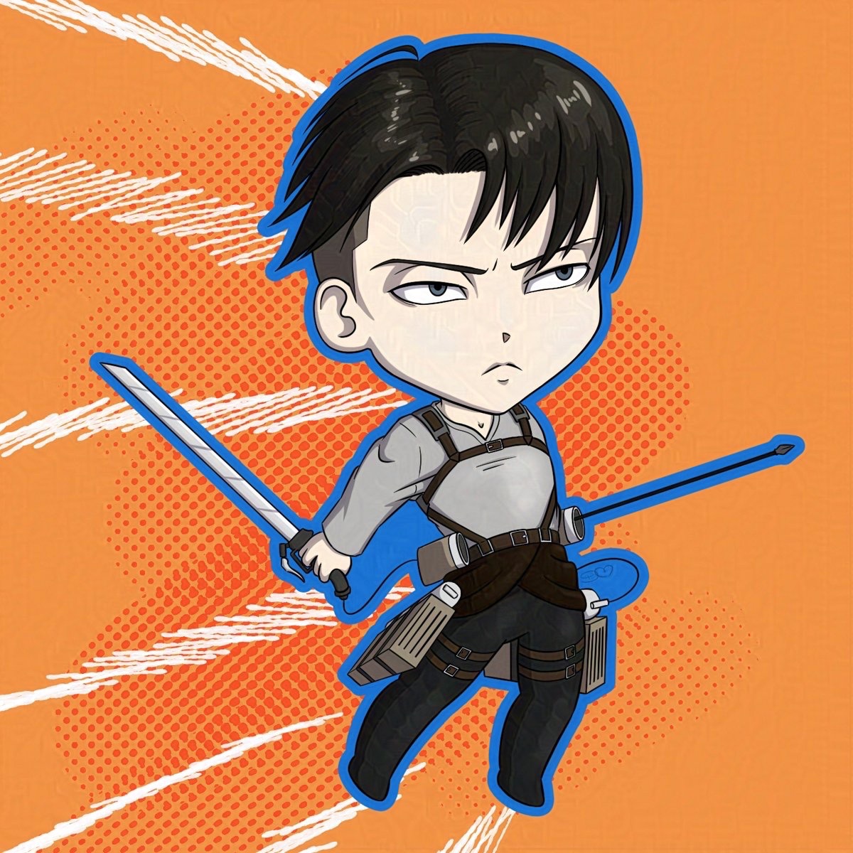 Chibi Levi from Season 3 of Attack on Titan