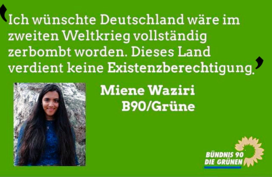 👇🏻Nie vergessen!!👇🏻
:…:….:….:…:…:…:…:…:…:
Sie ist übrigens Afghanin.
#afd #gruenermist #grueneabwählen